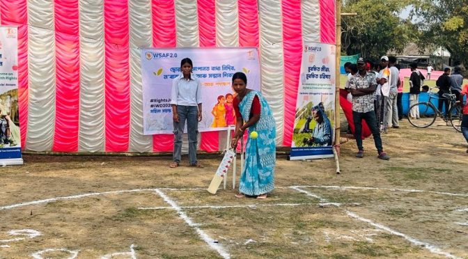 Celebrating International Women’s Day with Tea Garden Workers through Cricket